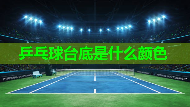 乒乓球台底是什么颜色