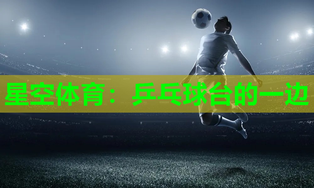 星空体育：乒乓球台的一边